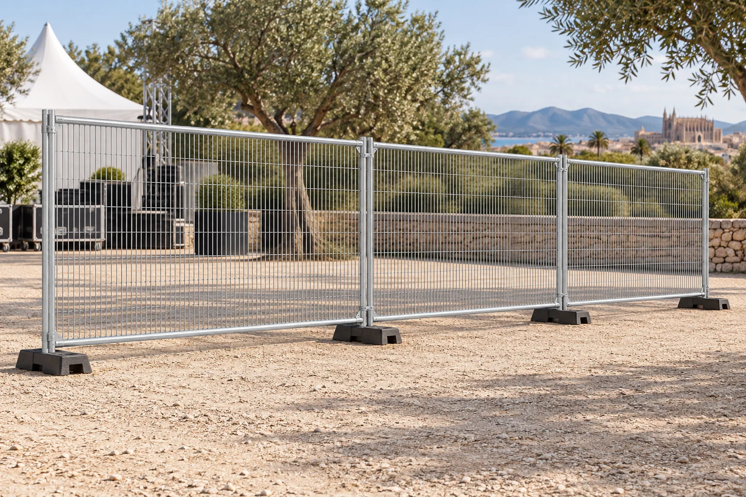Fencing and Visitor Guidance for Events on Mallorca