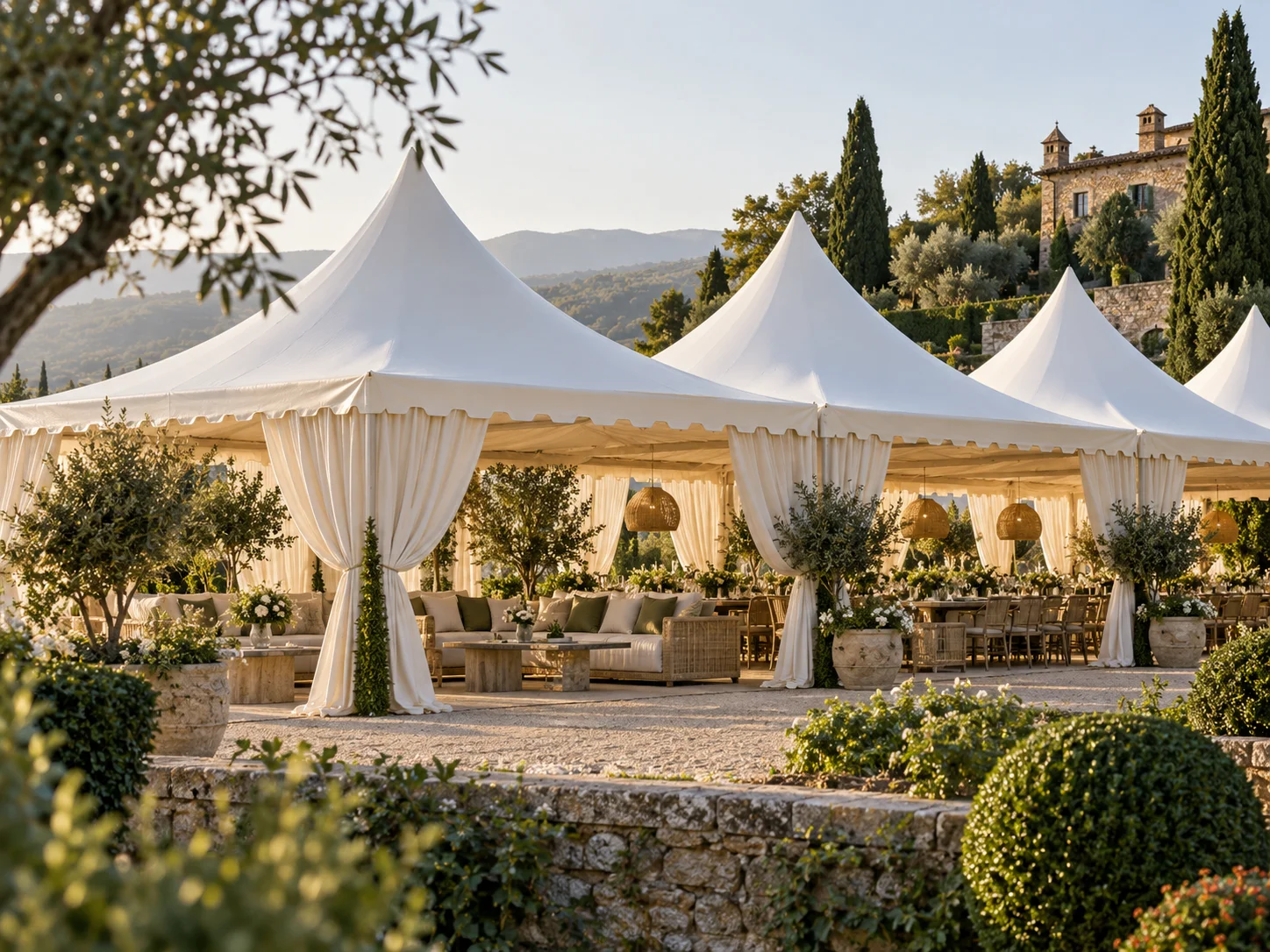 Tents and Sun Protection for Events on Mallorca
